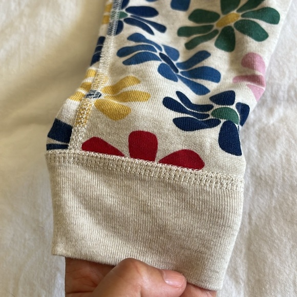 Hanna Andersson Flower Rainbow Reversible Relaxed Sweats Jogger Pants US 3 - Picture 3 of 8